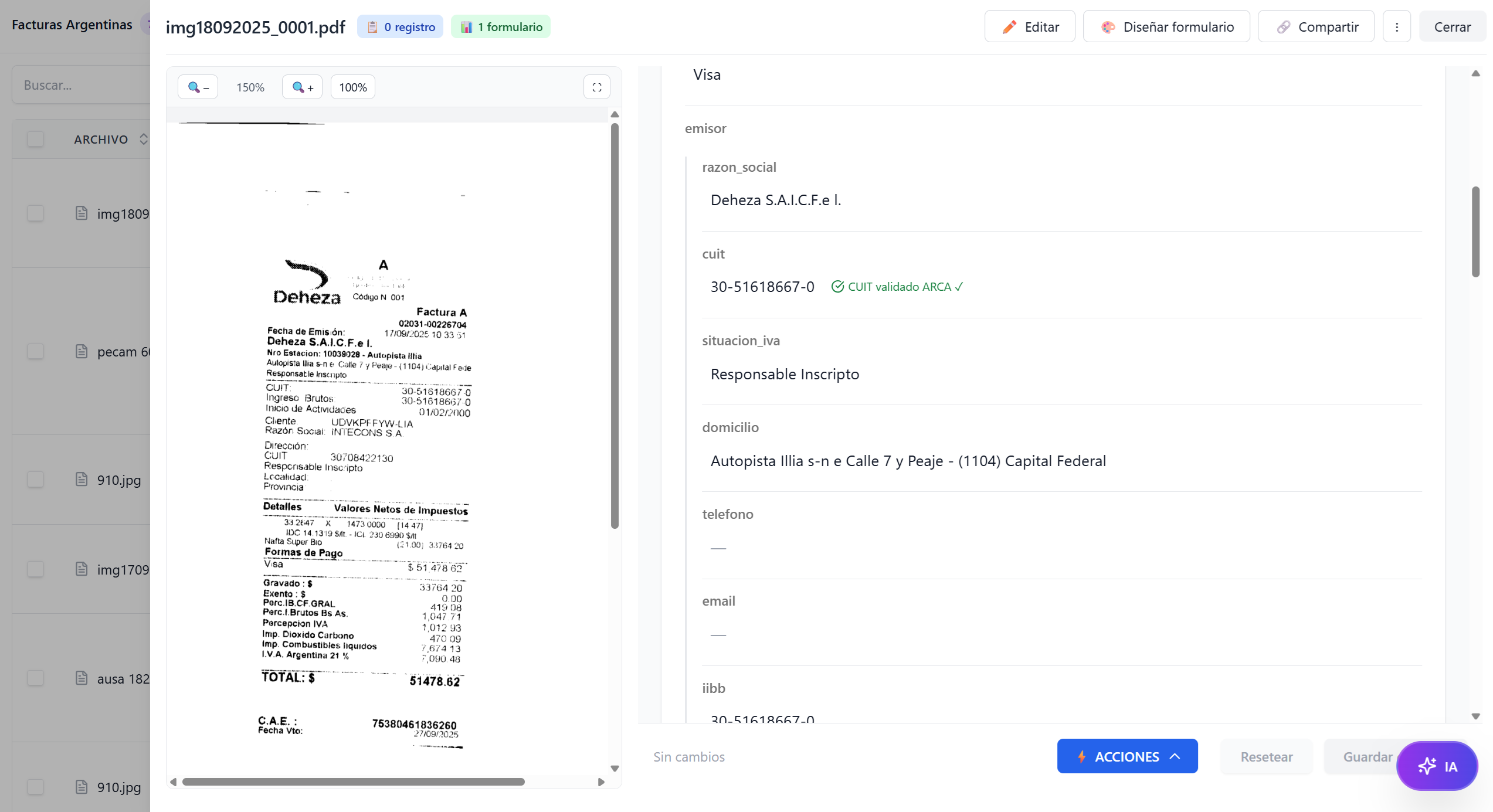 Extraé datos de tus documentos en segundos